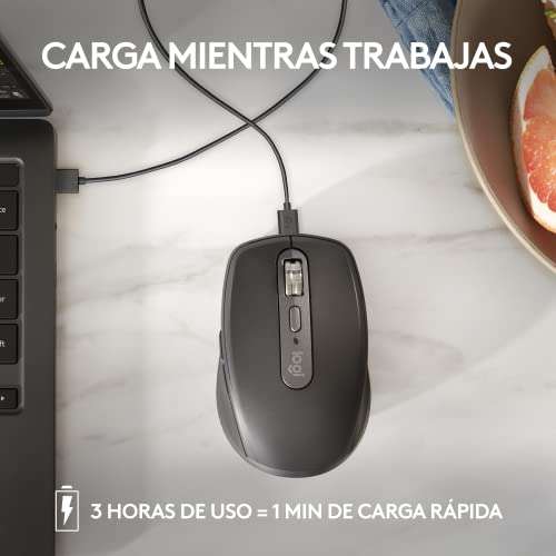 Amazon: Logitech MX Anywhere 3S Compact Mouse inalámbrico, Desplazamiento Veloz en Todos Lados, dpi 8K, silencioso