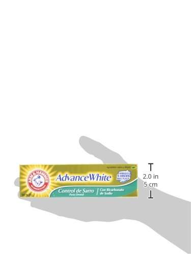Amazon: Pasta Dental Arm & Hammer Control Sarro Advance White 121 gr