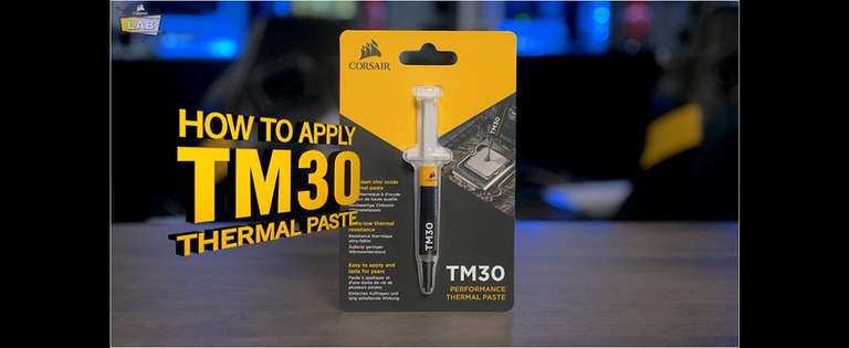 pcdigital: Pasta térmica Corsair TM30 de 3 gramos, CT-9010001-WW