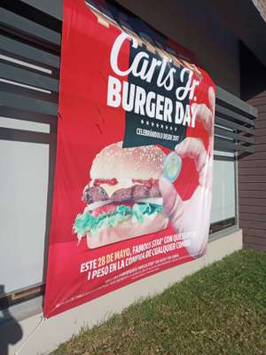 Carl's Jr hamburguesa a $1 - Nacional