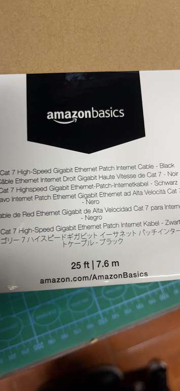 Amazon Cable de red Ethernet Cat 7 - 7.6 metros