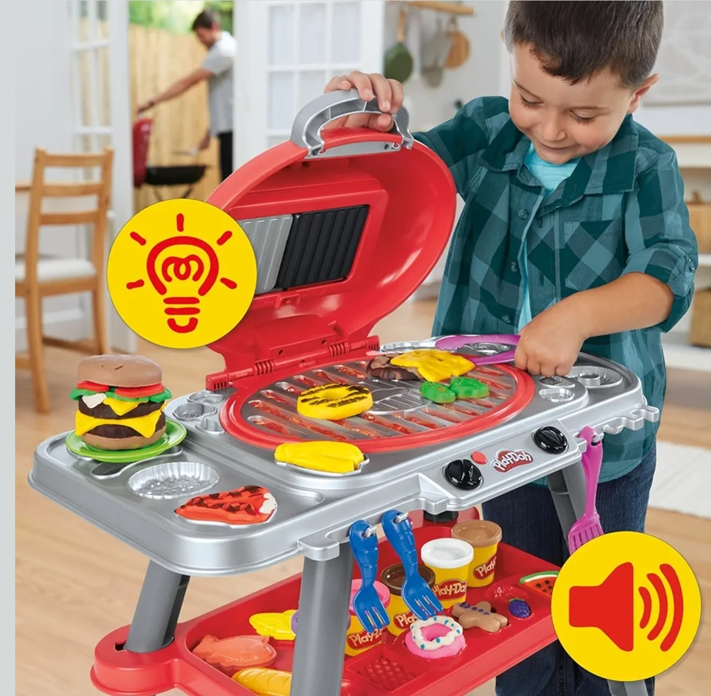 Amazon: $478 ||| Pa la Carnita ||| Play-Doh Set de Masa Moldeable La Parrillada