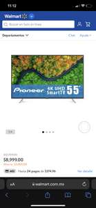 Walmart TV Pioneer 55 Pulgadas Smart TV 4K