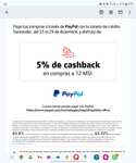 Santander: 5% de Cashback al pagar con Paypal con TDC Santander (Topado a $1000)