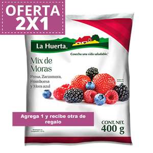 La Huerta: 2X1 EN MIX DE MORAS CONGELADAS 400 GR