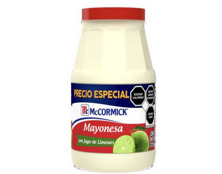 Soriana: 6 Mayonesas McCormick Con Limón 725 Gr Frasco | $39 c/u