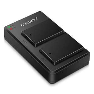 Amazon: ENEGON Pack de 2 baterías LP-E17 de 1040mAh para cámara con cargador Micro USB