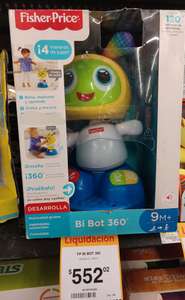 Walmart: Bi Bot 360 Fisher Price, muñeco que baila mientras grita "aaah" y "ooooh yeah"