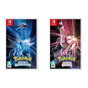 Amazon: Pokémon Brilliant Diamond Standard Edition Nintendo Switch + Pokémon Shining Pearl Standard Edition Switch