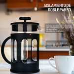 Amazon: Cafetera Francesa Acero Inoxidable, TYC 800ML Brazil tipo embolo french press para compartir un cafe gourmet