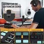 Amazon - Mezcladora Interfaz de Audio MAONO Maonocaster Lite Estudio de Grabación Portátil TODO EN UNO con Micrófono de 3.5mm