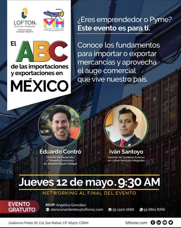 Lofton Conferencia Gratis: ABC de las exportaciones en México