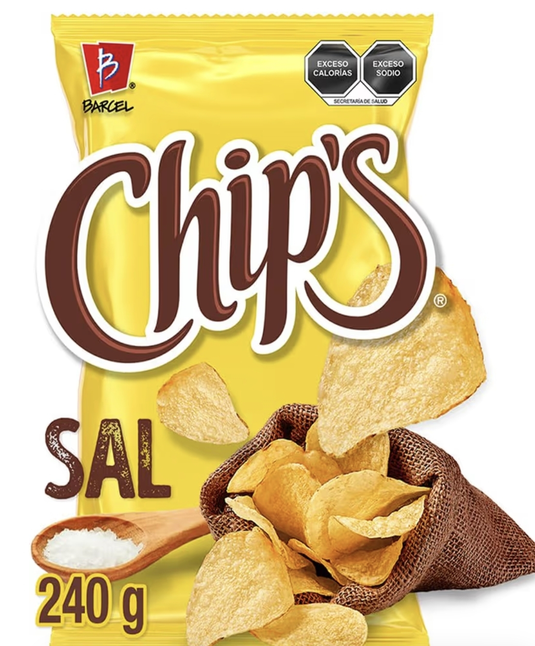 Amazon: Chips sal 240 grs, leer descripción ($40 c/u comprando 9)