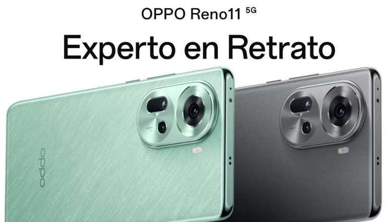 Liverpool: Nuevo OPPO Reno 11 5G - AMOLED 3D 6.7" HDR10 - Dimensity 7050 - (16GB (8 VIRT)+ 256GB Protección Dragontrail