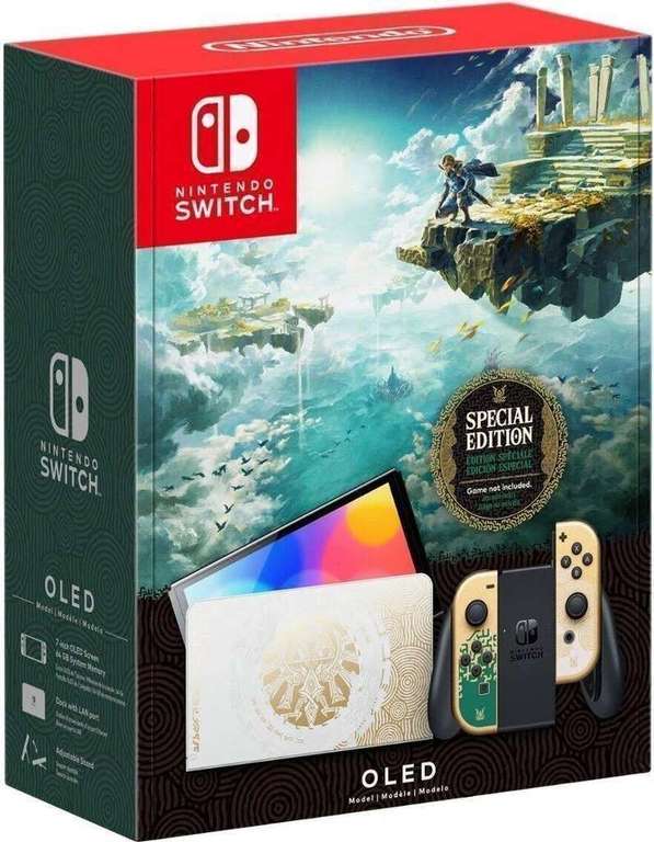 Mercado Libre: Nintendo Switch OLED, Edición The Legend of Zelda Tears of the Kingdom | Pagando con BBVA