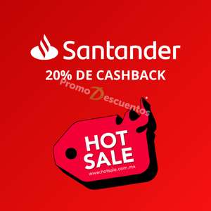 Hot Sale 2024 Santander: 20% de bonificación