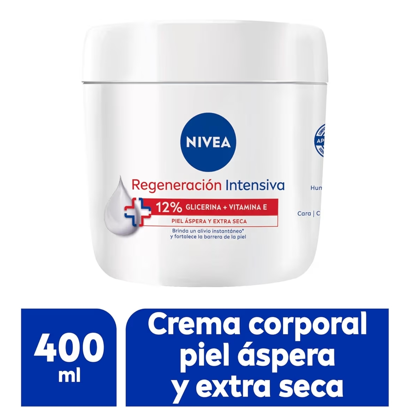 Amazon: NIVEA Body Crema Corporal Humectante Regeneración Intensiva en Tarro 400ml