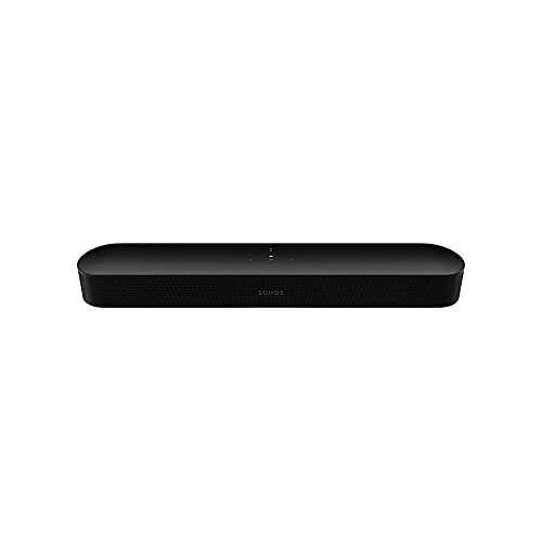 Amazon: Sonos Beam (Gen 2) Barra de Sonido Inteligente para TV de tamaño Compacto con tecnología Dolby Atmos