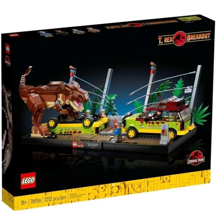 Amazon: Lego 76956 Jurassic Park Escape del T Rex