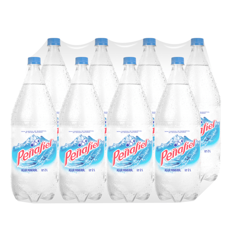 Amazom: Peñafiel, Agua Mineral 2 L, Botella Pet (8 pack) precio c/u comprando 3