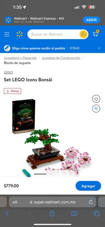 Walmart: Lego Bonsai
