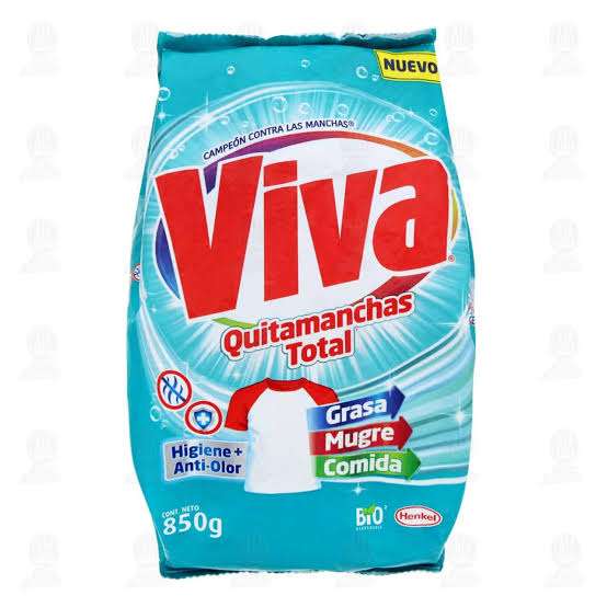 Chedraui: Detergente en polvo viva quitamanchas total 850g