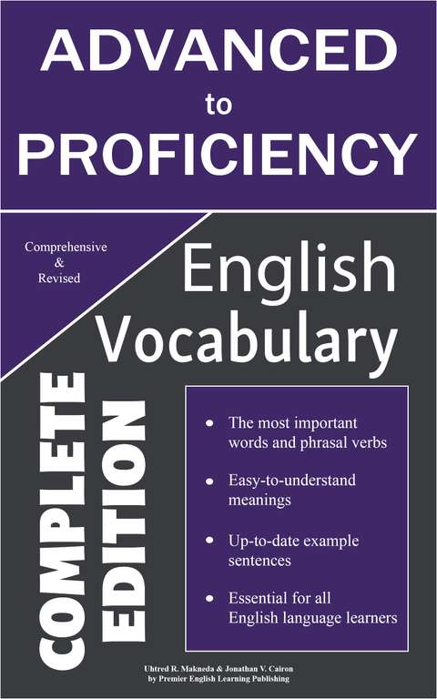 Amazon Kindle: English Advanced to Proficiency Vocabulary (Complete Edition) - PEL Publishing