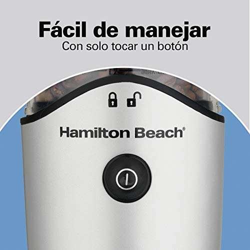 Amazon: Hamilton Beach 80350R Molino/moledora de Café y Especias, 12 Tazas, Plata | Oferta Prime