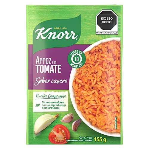 Amazon: Knorr Arroz con Tomate 155 gramos $21.50- envío prime (mínimo 2)