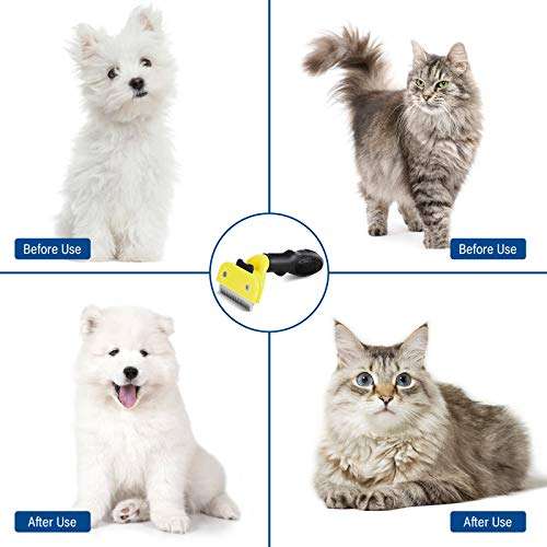 Amazon: Cepillo deslanador para Mascotas Perros & Gato (Raza chica o mediana chica)