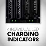 Amazon: Panasonic - Cargador ENELOOP Advanced - Luz LED indicadora de Carga - Para Baterias AA & AAA