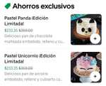 Uber Eats: El Globo pastel Panda o Unicornio a $233