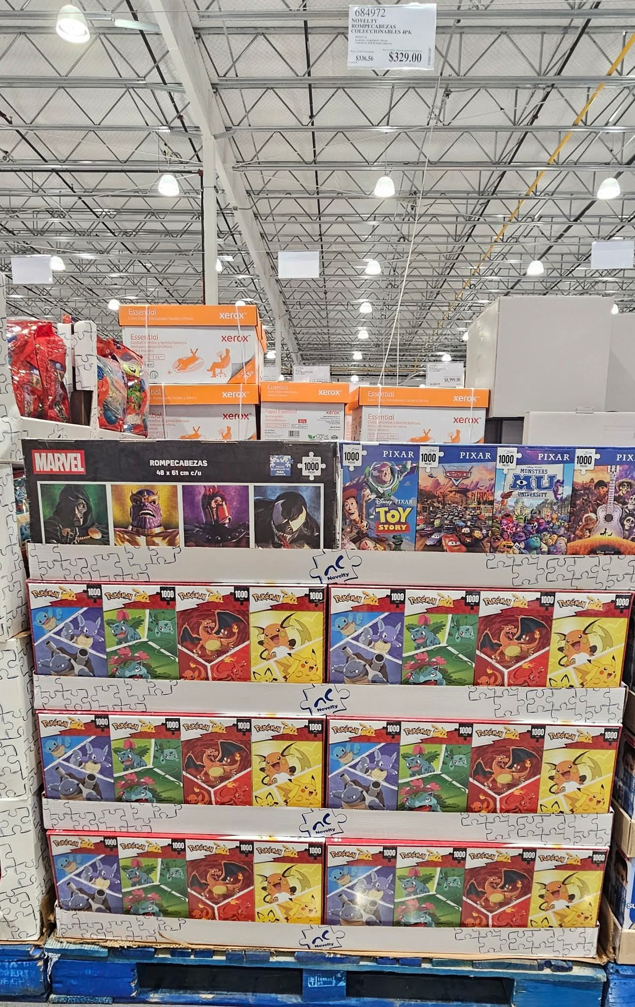 Costco: Colección de 4 rompecabezas 1000pz c/u marca Novelty