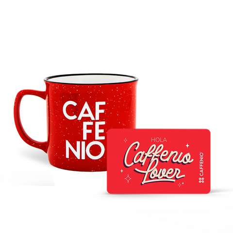 CAFFENIO Tienda en línea: Combos con saldo de regalo | Ejemplo: Prensa Francesa gratis comprando tarjeta de regalo $500