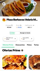 Rappi: 80% off = $6 pesos la quesabirria en Plaza barbacoa velaria Aguascalientes