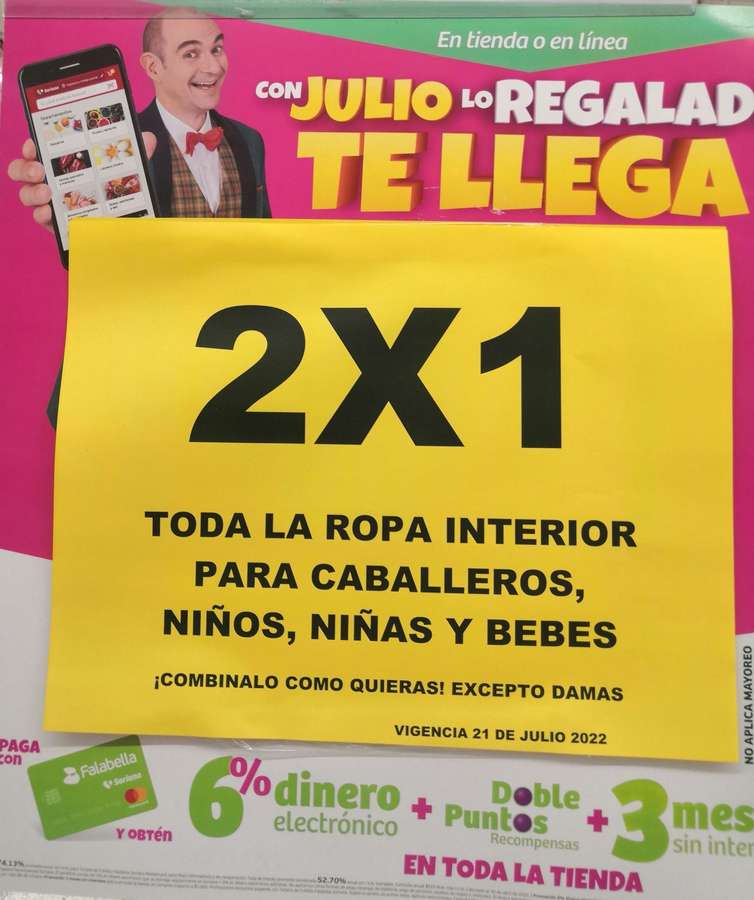 Soriana [Julio Regalado 2022]: 2x1 en toda la ropa interior para  caballeros, niños, niñas y bebés 