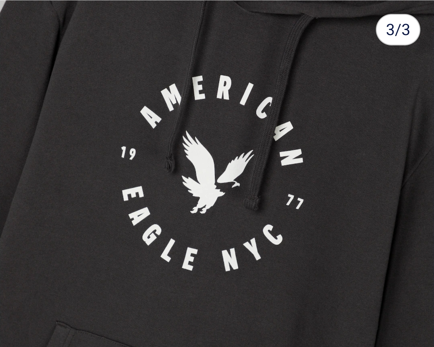 Coppel, Sudadera American Eagle Negra