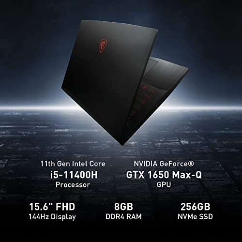 Amazon: MSI GV15 15.6" 144Hz Laptop: Intel Core i5-11400H GTX 1650