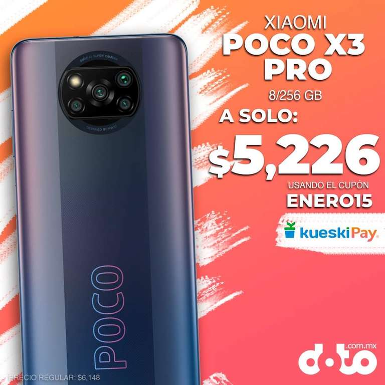 Doto Poco X3 Pro 256GB 8GB - Negro