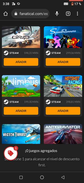 Fanatical 10 juegos a elegir ( Speed Runners y Cluster Truck en la lista) para Steam