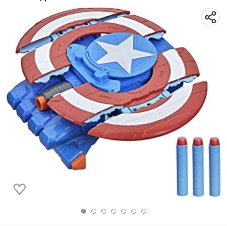 Amazon: Escudo NERF Capitán America prime