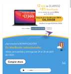 Walmart Super: MacBook Air M1/256GB (TDC BBVA A 12 MSI)