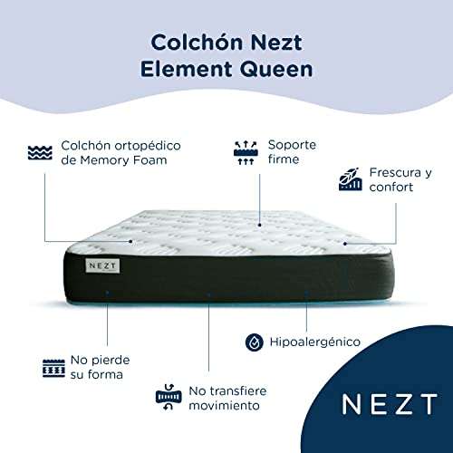 Amazon: Colchón Nezt Element Queen Size