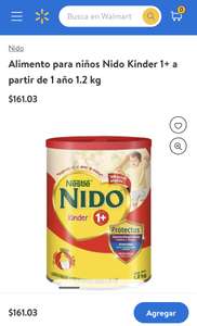 Walmart: Leche en polvo Nido 1.2 k