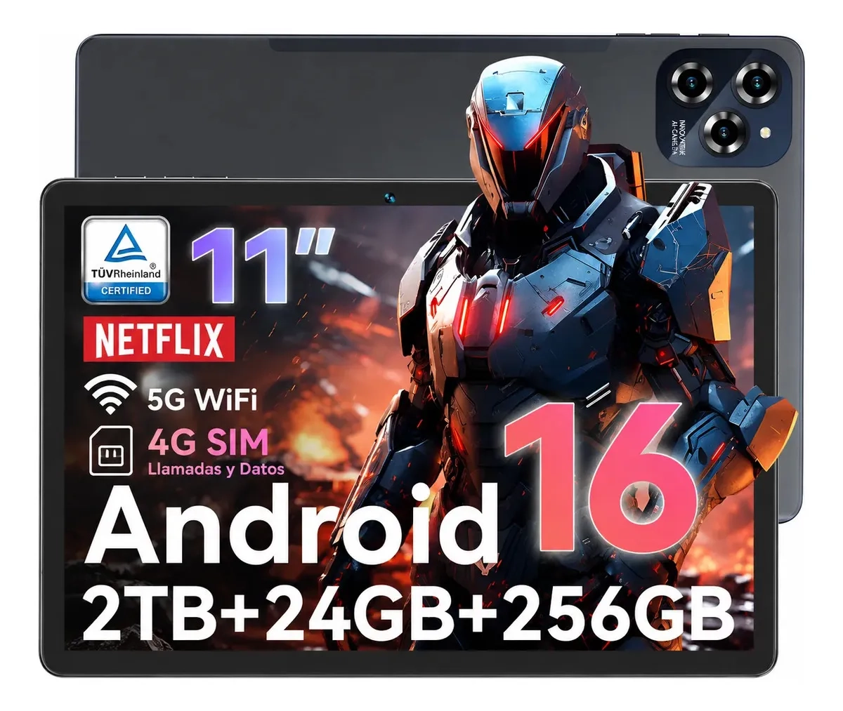 Mercado Libre: Tablet Android 16 Tabwee W90 11 Pulgadas 24GB RAM 256GB ROM