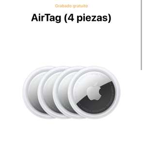 Apple - AirTag (4 piezas) con grabado