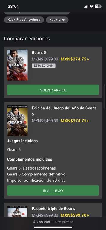 Xbox Store: Gears of War 5
