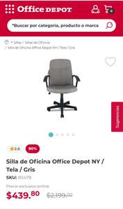 Office Depot: Silla Godin gris barata | Recoger en tienda
