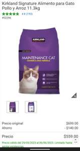 Costco - Kirkland Signature Alimento para Gato Pollo y Arroz 11.3kg
