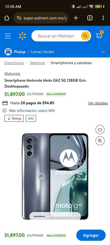 El celular Motorola más buscado en Mercado Libre: cuánto sale